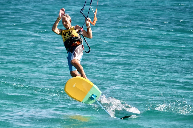 Kitefoilen in der Soma Bay