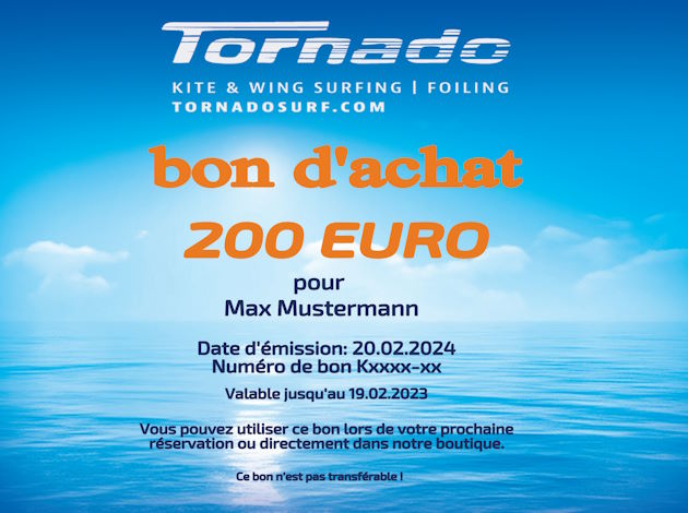 Bon d'achat de Tornado